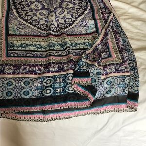 Boho summer maxi skirt